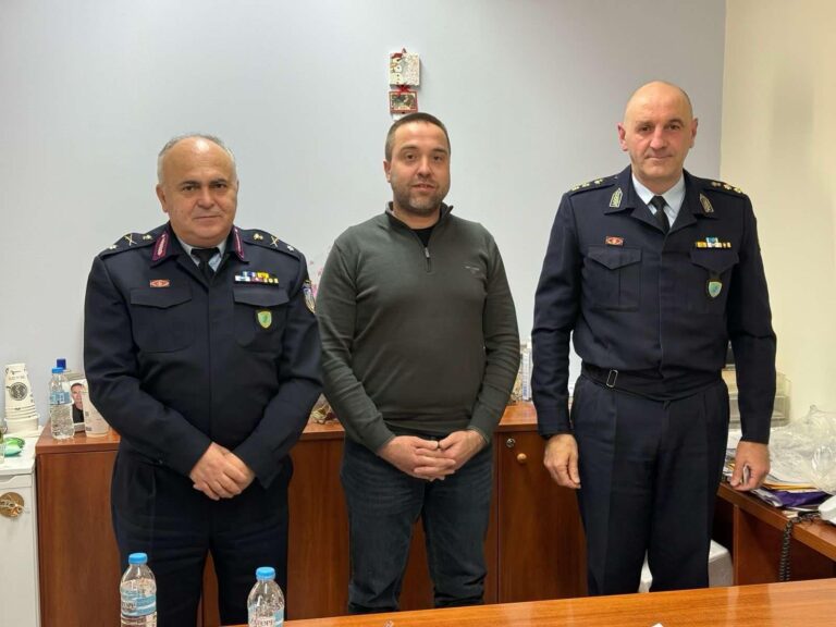 Κομοτηνή: Συνάντηση Δημάρχου Αρριανών με τον νέο Γενικό Περιφερειακό Αστυνομικό Διευθυντή ΑΜ-Θ