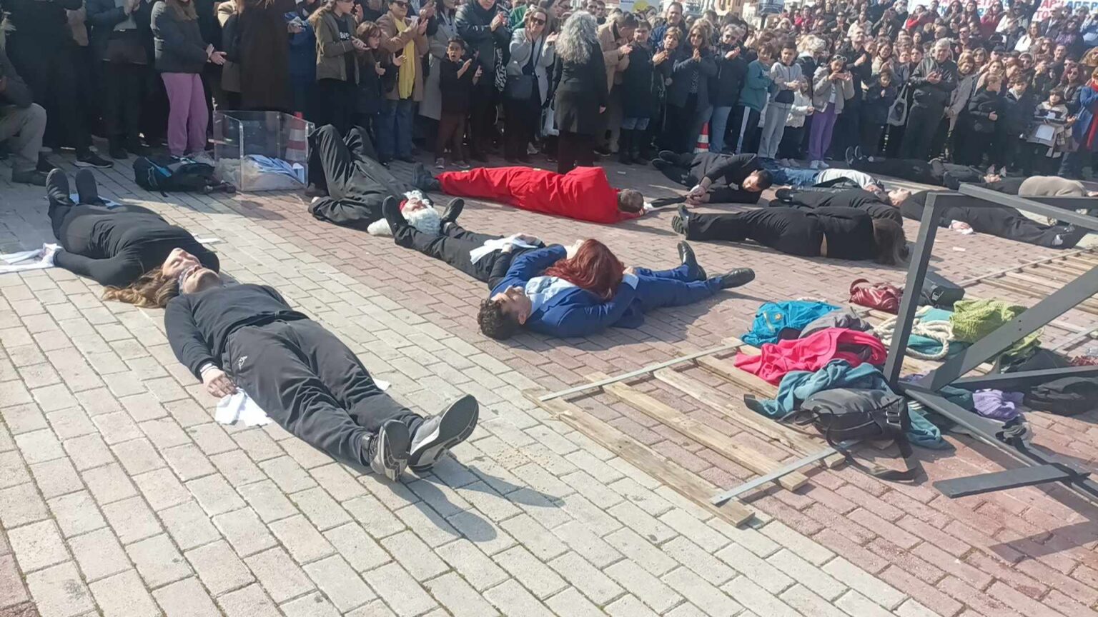 Από τις κινητοποιήσεις στην Λέσβο