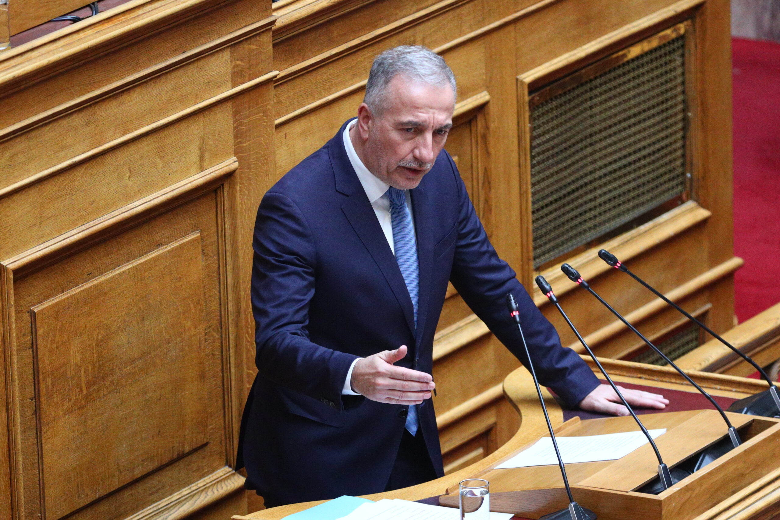 [374263] ΣΥΖΗΤΗΣΗ ΣΤΗΝ ΟΛΟΜΕΛΕΙΑ ΤΗΣ ΒΟΥΛΗΣ ΤΟΥ Ν/Σ ΤΟΥ ΥΠΟΥΡΓΕΙΟΥ ΟΙΚΟΝΟΜΙΚΩΝ "ΚΥΡΩΣΗ ΤΟΥ ΚΡΑΤΙΚΟΥ ΠΡΟΫΠΟΛΟΓΙΣΜΟΥ ΟΙΚΟΝΟΜΙΚΟΥ ΕΤΟΥΣ 2025" / 4η ΗΜΕΡΑ  (ΓΙΑΝΝΗΣ ΠΑΝΑΓΟΠΟΥΛΟΣ/EUROKINISSI)