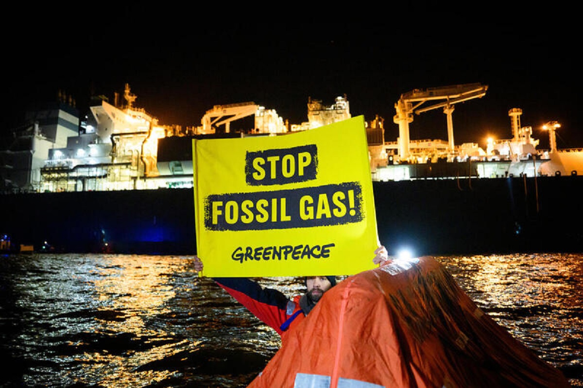 Greenpeace: Ασύμφορες και αχρείαστες για τη χώρα οι επενδύσεις σε ορυκτό αέριο