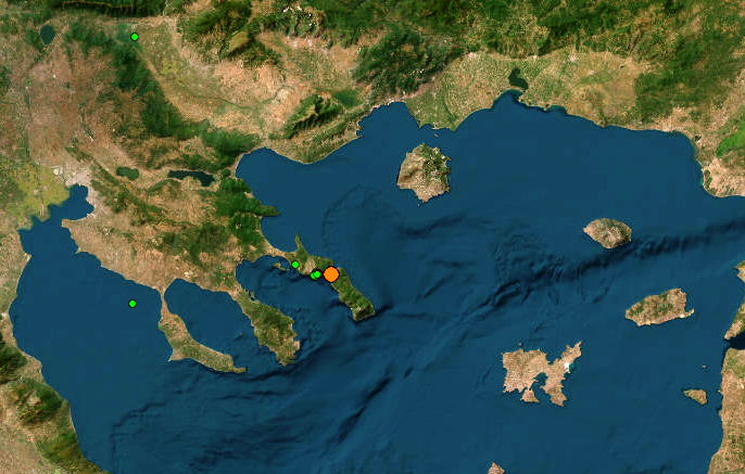 Αισθητός και στην Κομοτηνή ο ισχυρότερος σειράς σεισμών, 4,9 Ρίχτερ, με επίκεντρο το Άγιο Όρος