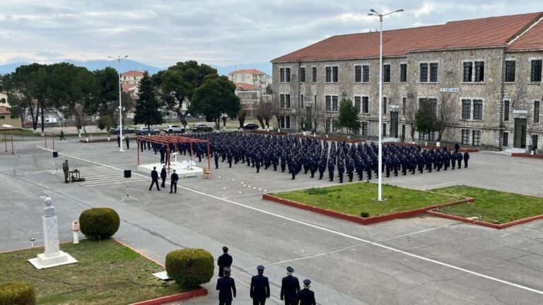 Αγιασμός στη Σχολή Εκπαίδευσης Δοκίμων Αστυφυλάκων στην Τρίπολη