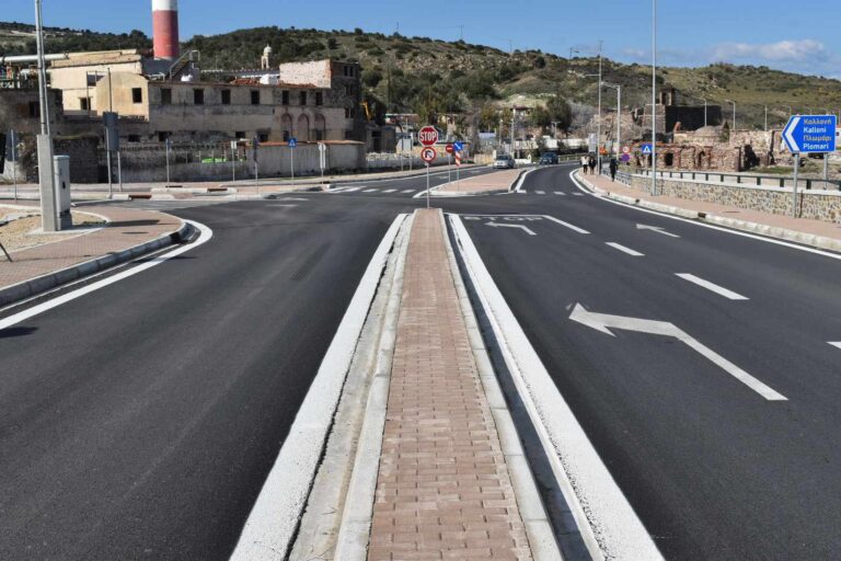 Εγκαίνια κόμβου της βόρειας Παράκαμψης Μυτιλήνης (βίντεο)