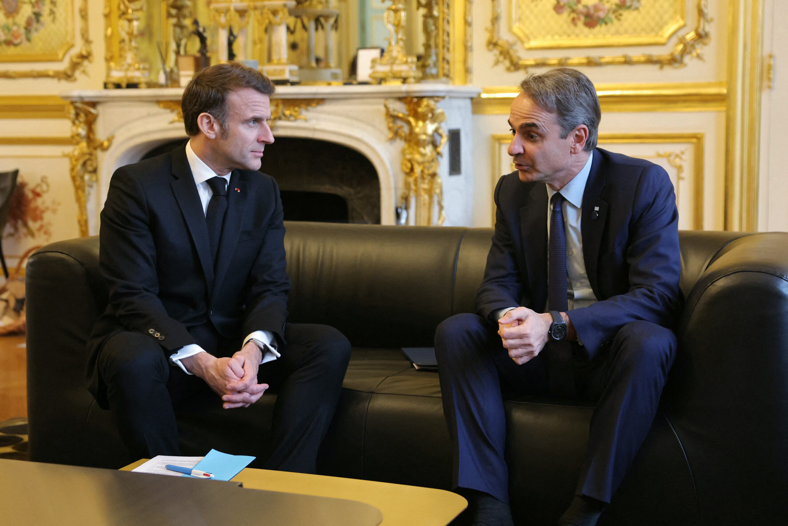 FRANCE-GREECE-AI-SUMMIT-DIPLOMACY