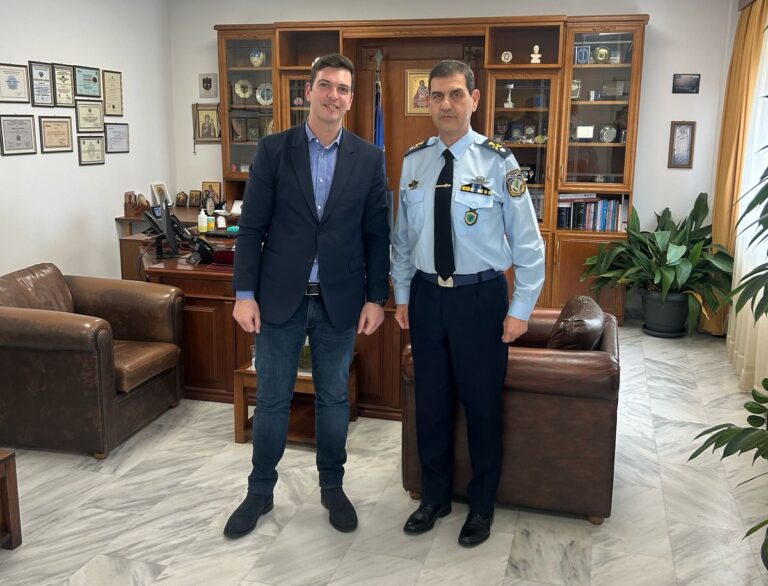 Χανιά: Για τα ζητήματα οδικής ασφάλειας και αδεσποτίας η συνάντηση Αλ. Μαρκογιαννάκη με τον νέο Αστυνομικό Διευθυντή