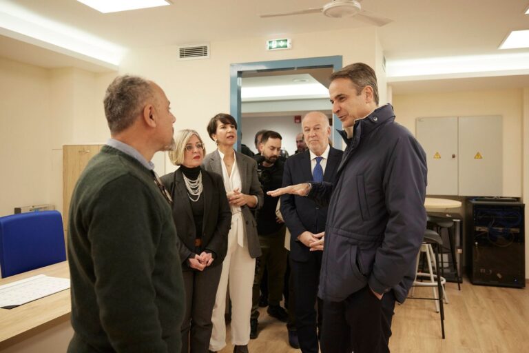 Θεσσαλονίκη: Το «Σπίτι του Παιδιού» και τις εγκαταστάσεις της ΧΑΝΘ επισκέφθηκε ο πρωθυπουργός Κυριάκος Μητσοτάκης