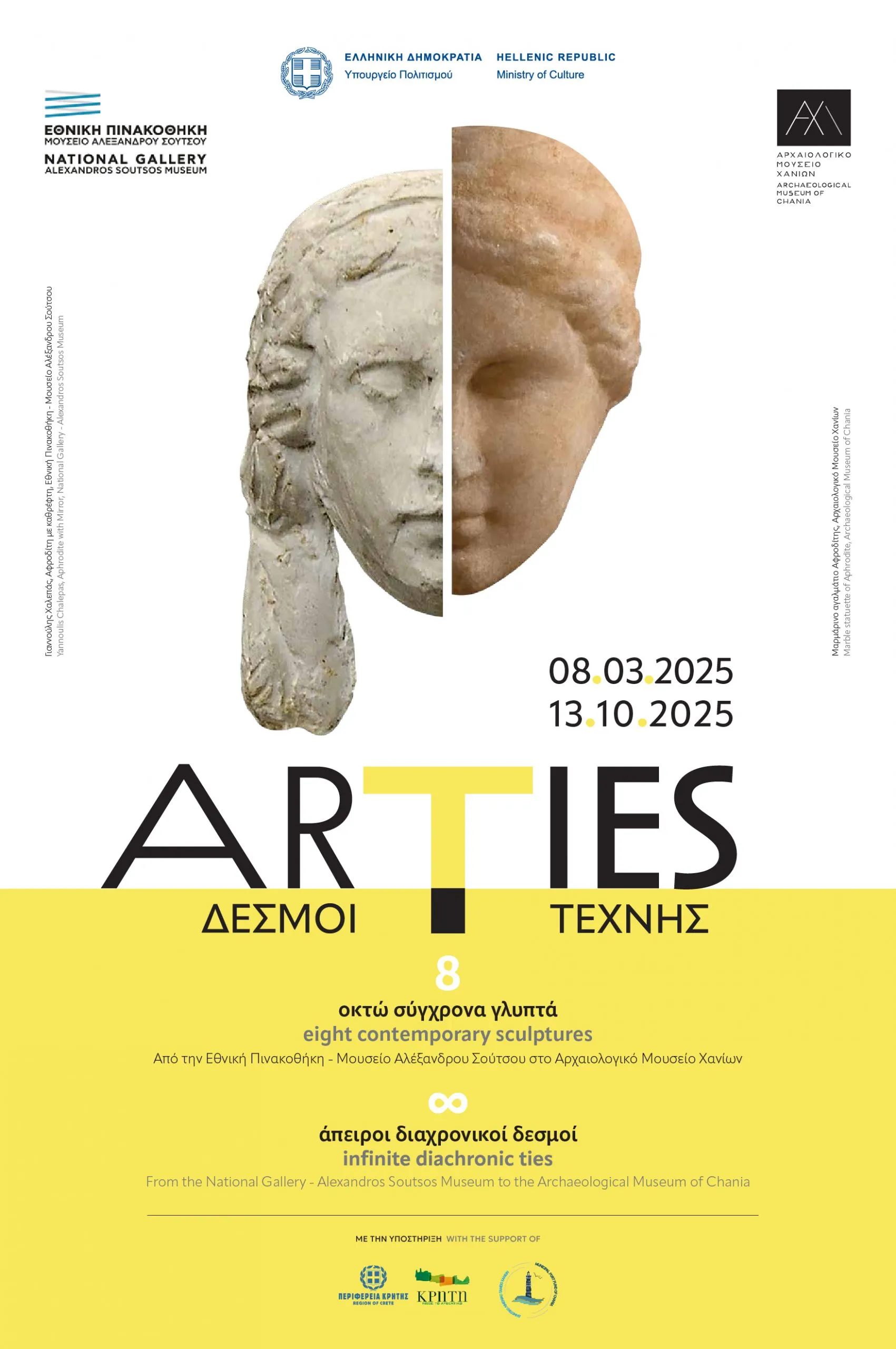 Εγκαίνια «αναδυόμενης» έκθεσης στο Αρχαιολογικό Μουσείο Χανίων από την Υπουργό Πολιτισμού Λίνα Μενδώνη