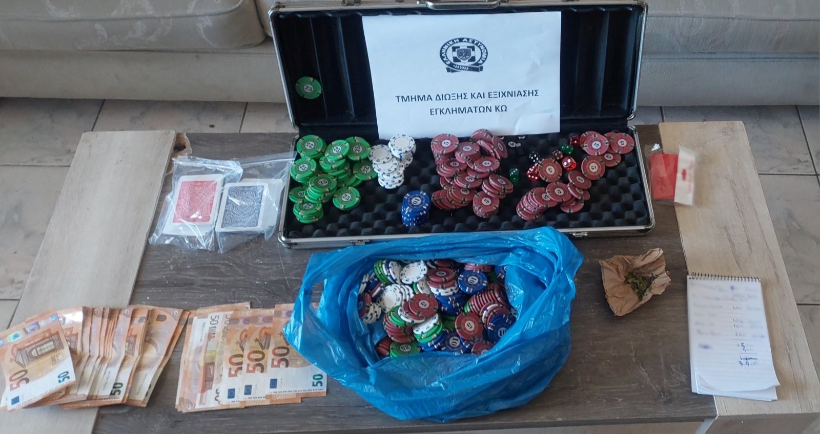 Συλλήψεις στην Κω για παράνομα τυχερά παιχνίδα