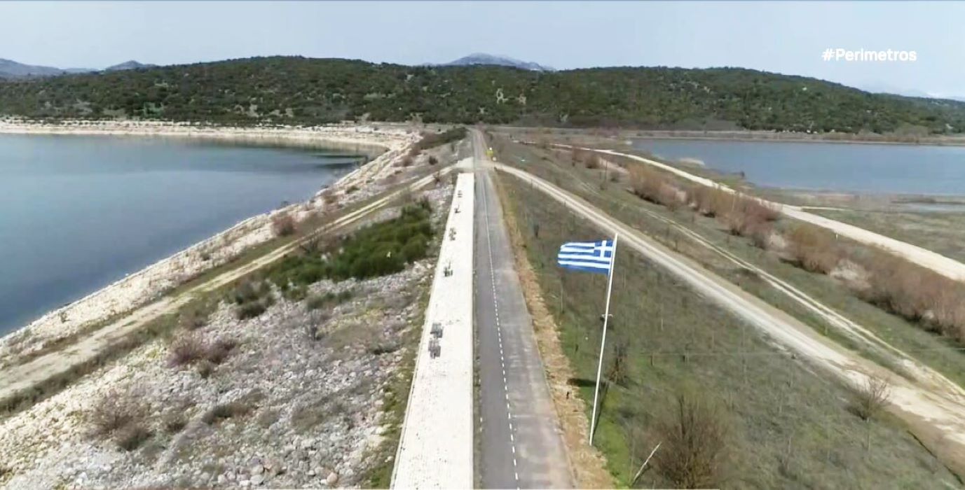 Έπεσε η στάθμη του νερού στην λίμνη Τάκα περίπου τρία μέτρα