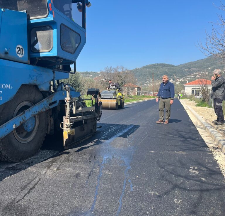 Δήμος Ν. Πηλίου: Αποκατάσταση και ασφαλτόστρωση δρόμου στην Κάτω Γατζέα