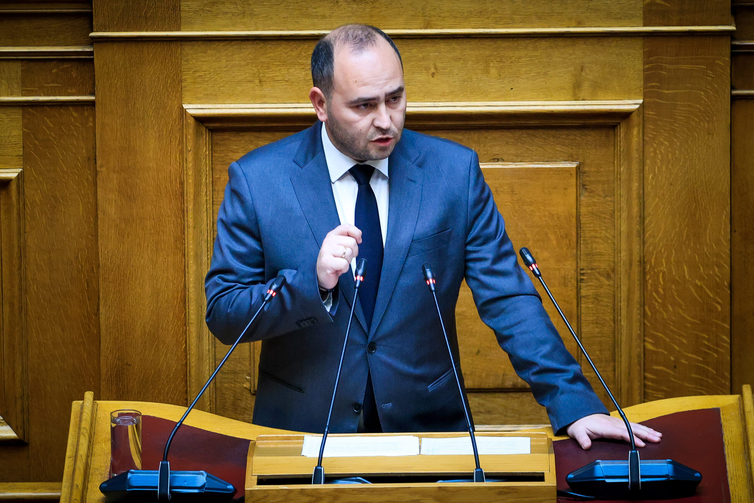 ΒΑΣΙΛΕΙΟΣ ΒΑΣΙΛΕΙΑΔΗΣ ΝΕΑ ΔΗΜΟΚΡΑΤΙΑ ΣΥΖΗΤΗΣΗ ΣΤΗΝ ΟΛΟΜΕΛΕΙΑ ΤΗΣ ΒΟΥΛΗΣ ΓΙΑ ΤΗΝ ΣΥΣΤΑΣΗ ΠΡΟΑΝΑΚΡΙΤΙΚΗΣ ΕΠΙΤΡΟΠΗΣ ΓΙΑ ΤΟΝ ΠΡΩΗΝ ΥΦΥΠΟΥΡΓΟ ΧΡΗΣΤΟ ΤΡΙΑΝΤΟΠΟΥΛΟ (ΓΙΩΡΓΟΣ ΚΟΝΤΑΡΙΝΗΣ/EUROKINISSI)