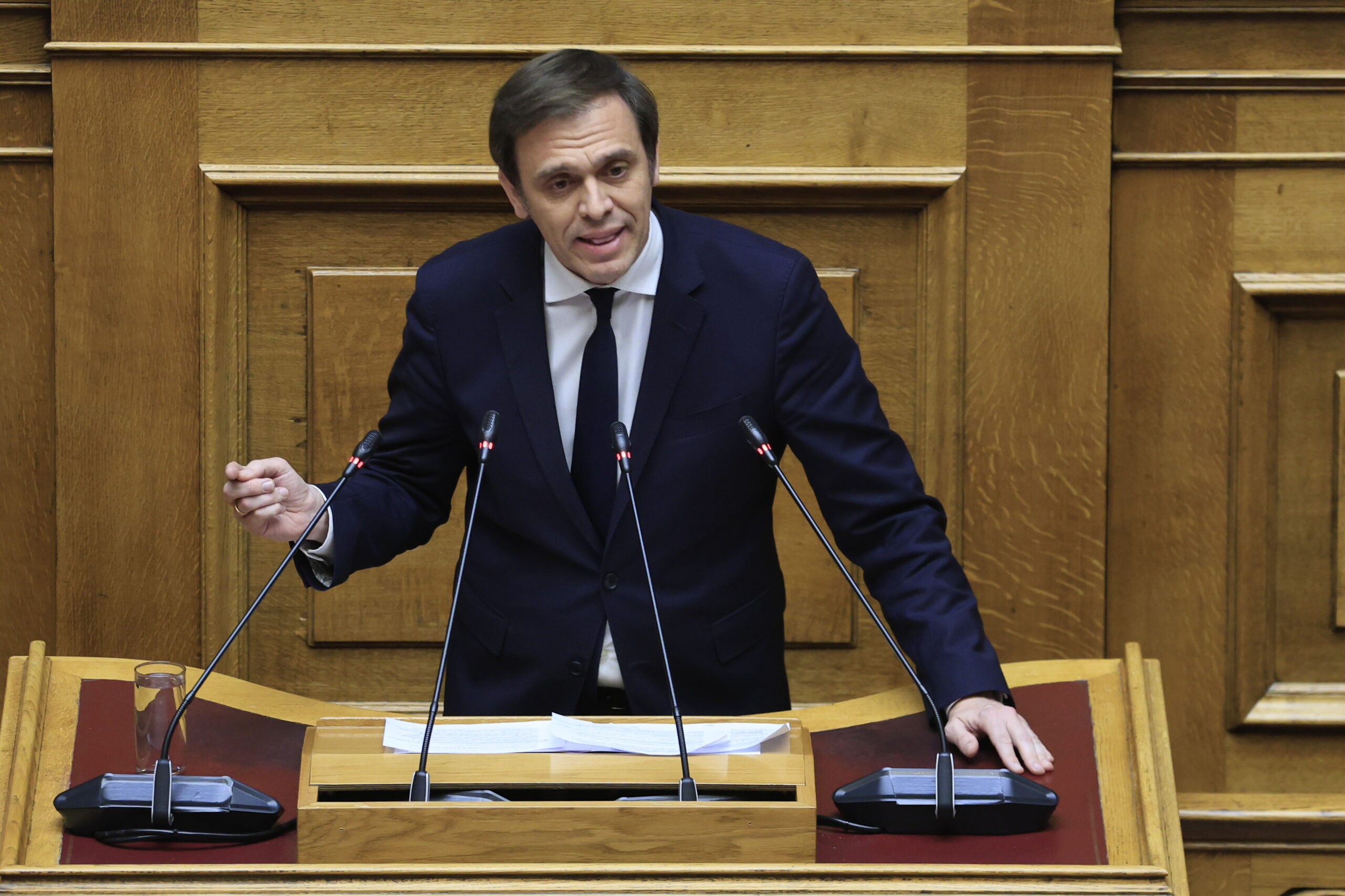 [376214] ΣΥΖΗΤΗΣΗ ΣΤΗΝ ΟΛΟΜΕΛΕΙΑ ΤΗΣ ΒΟΥΛΗΣ ΓΙΑ ΤΗΝ ΣΥΣΤΑΣΗ ΠΡΟΑΝΑΚΡΙΤΙΚΗΣ ΕΠΙΤΡΟΠΗΣ ΓΙΑ ΤΟΝ ΠΡΩΗΝ ΥΦΥΠΟΥΡΓΟ ΧΡΗΣΤΟ ΤΡΙΑΝΤΟΠΟΥΛΟ (ΓΙΩΡΓΟΣ ΚΟΝΤΑΡΙΝΗΣ/EUROKINISSI)