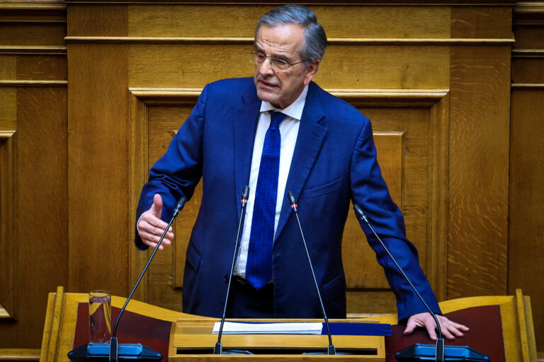 Αντ. Σαμαράς – Πρόταση δυσπιστίας: Θα απέχω από την ψηφοφορία ως προειδοποίηση για το πολιτικό σύστημα