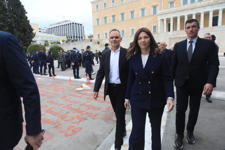 Σοφία Ζαχαράκη για τη μαθητική παρέλαση: «Μεγάλη η συγκίνηση και η περηφάνεια»