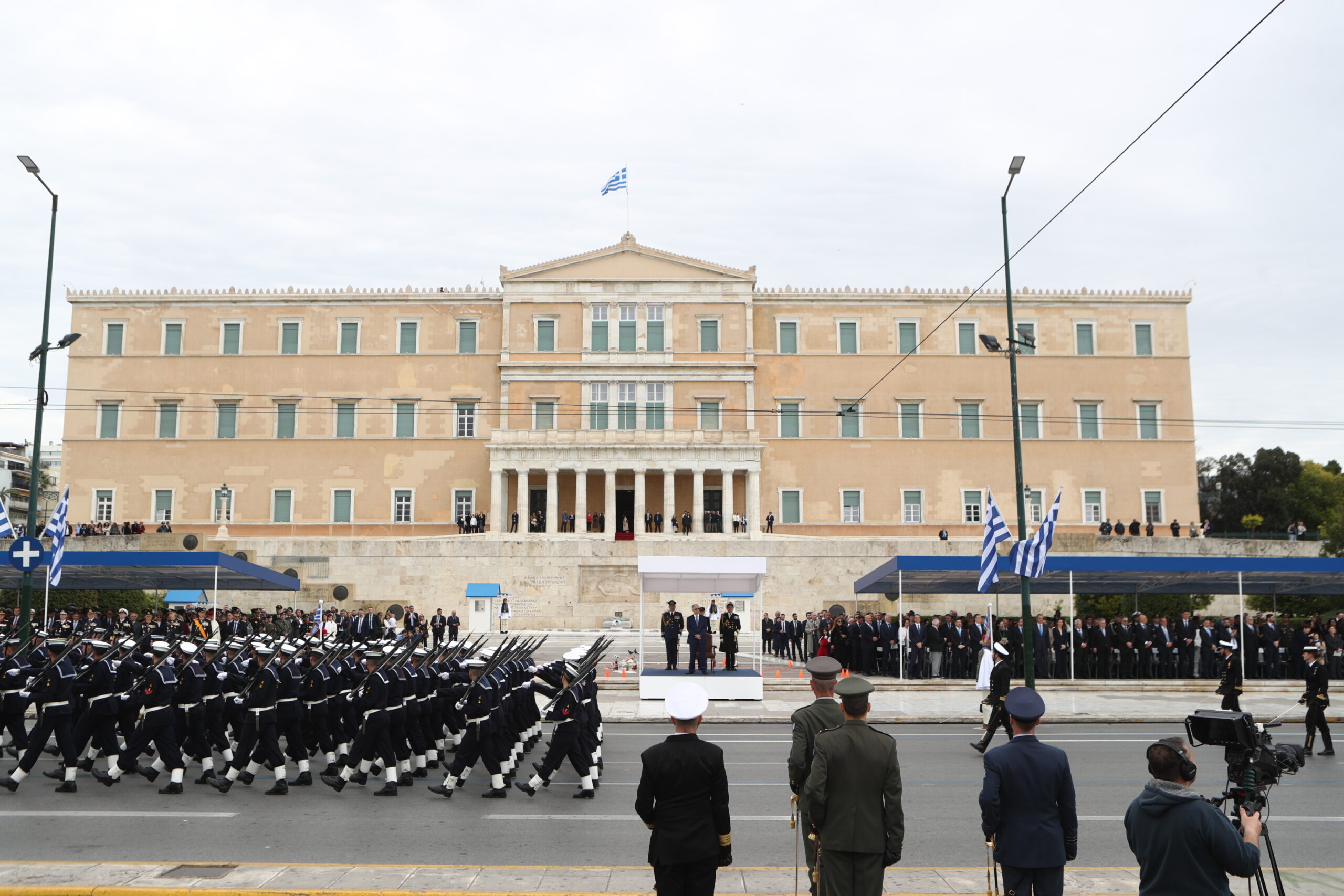 Ν. Ρωμανός στο ΕΡΤNews για σύνθημα στην παρέλαση της 25ης Μαρτίου: Η ισχύς αποτυπώνεται στην πράξη – Το περιστατικό διευρευνάται από το Υπουργείο
