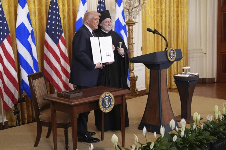 Διακήρυξη Τραμπ για την 25η Μαρτίου: «Η στρατιωτική συνεργασία ΗΠΑ-Ελλάδας ακρογωνιαίος λίθος για την ασφάλεια στην Ευρώπη»