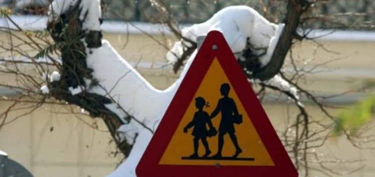 Φλώρινα: Μία ώρα αργότερα θα ανοίξουν τα σχολεία λόγω παγετού