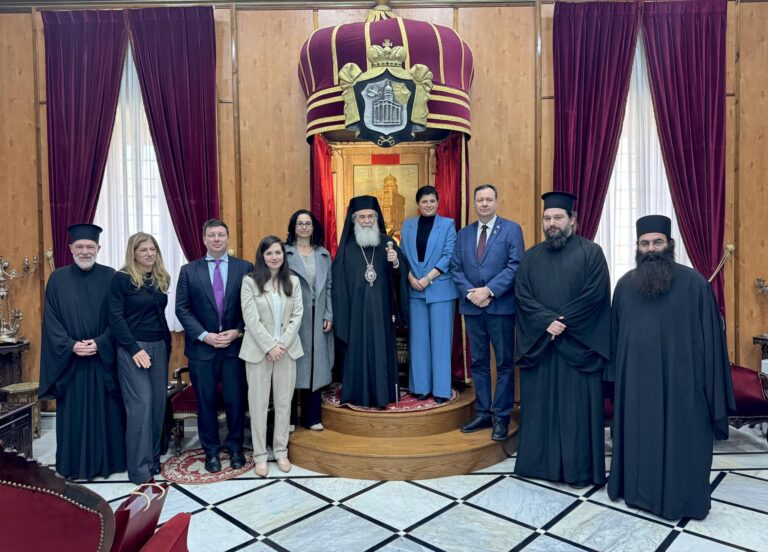 Yφυπουργός Εξωτερικών Ισραήλ: Σημαντικός ο ρόλος του Πατριάρχη Ιεροσολύμων