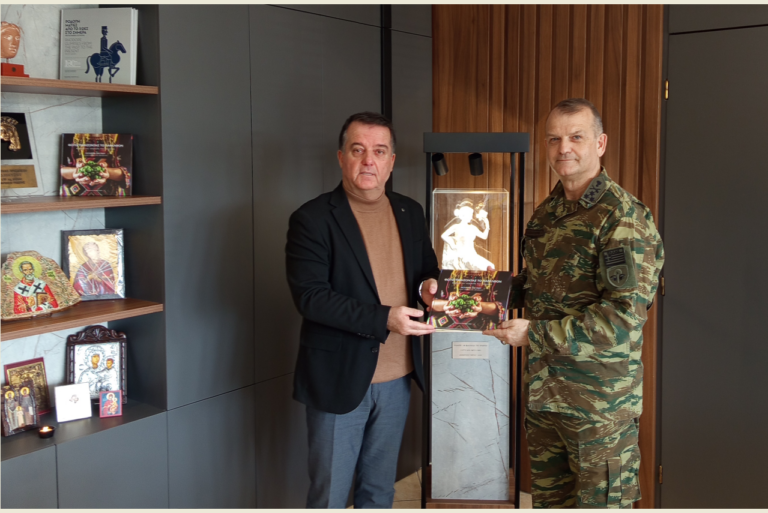 Κομοτηνή: Συνάντηση Αντιπεριφερειάρχη Ροδόπης με Διοικητή Δ΄ Σώματος Στρατού