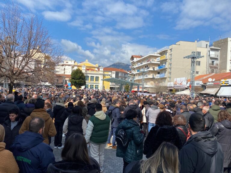 Tην Τετάρτη νέα συλλαλητήρια για τα Τέμπη σε Τρίπολη, Σπάρτη, Κόρινθο και Ναύπλιο