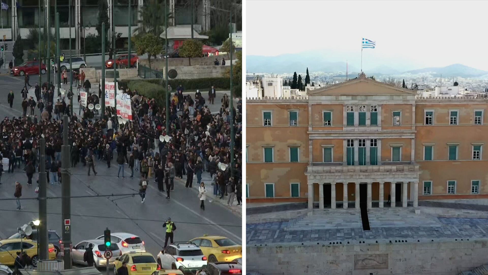 Ξεκίνησαν τα συλλαλητήρια για την τραγωδία των Τεμπών στην Αθήνα – Ξανά στους δρόμους μαθητές, φοιτητές, συνδικάτα και φορείς