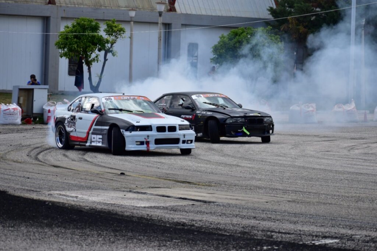 Αγώνας για το πανελλήνιο πρωτάθλημα Drift στο Λουτράκι
