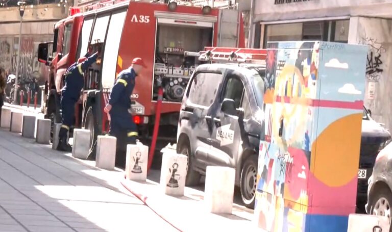 Φωτιά σε διαμέρισμα 4ου ορόφου στο κέντρο της Θεσσαλονίκης