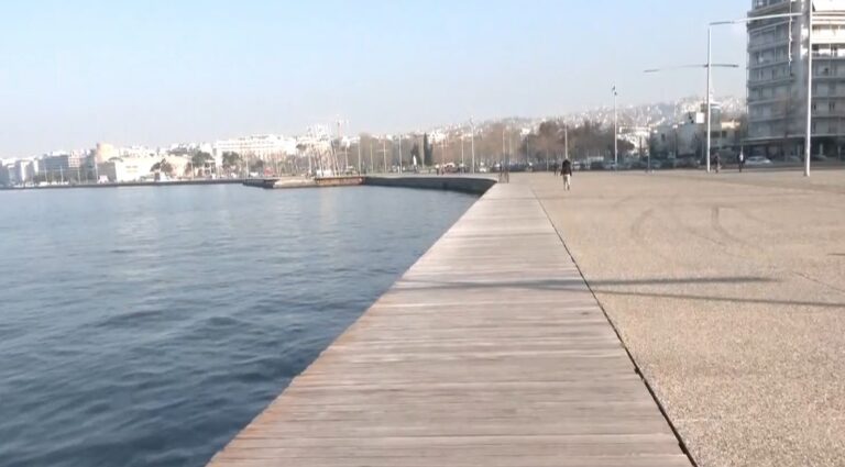 Έργα ανάπλασης στη Νέα Παραλία Θεσσαλονίκης