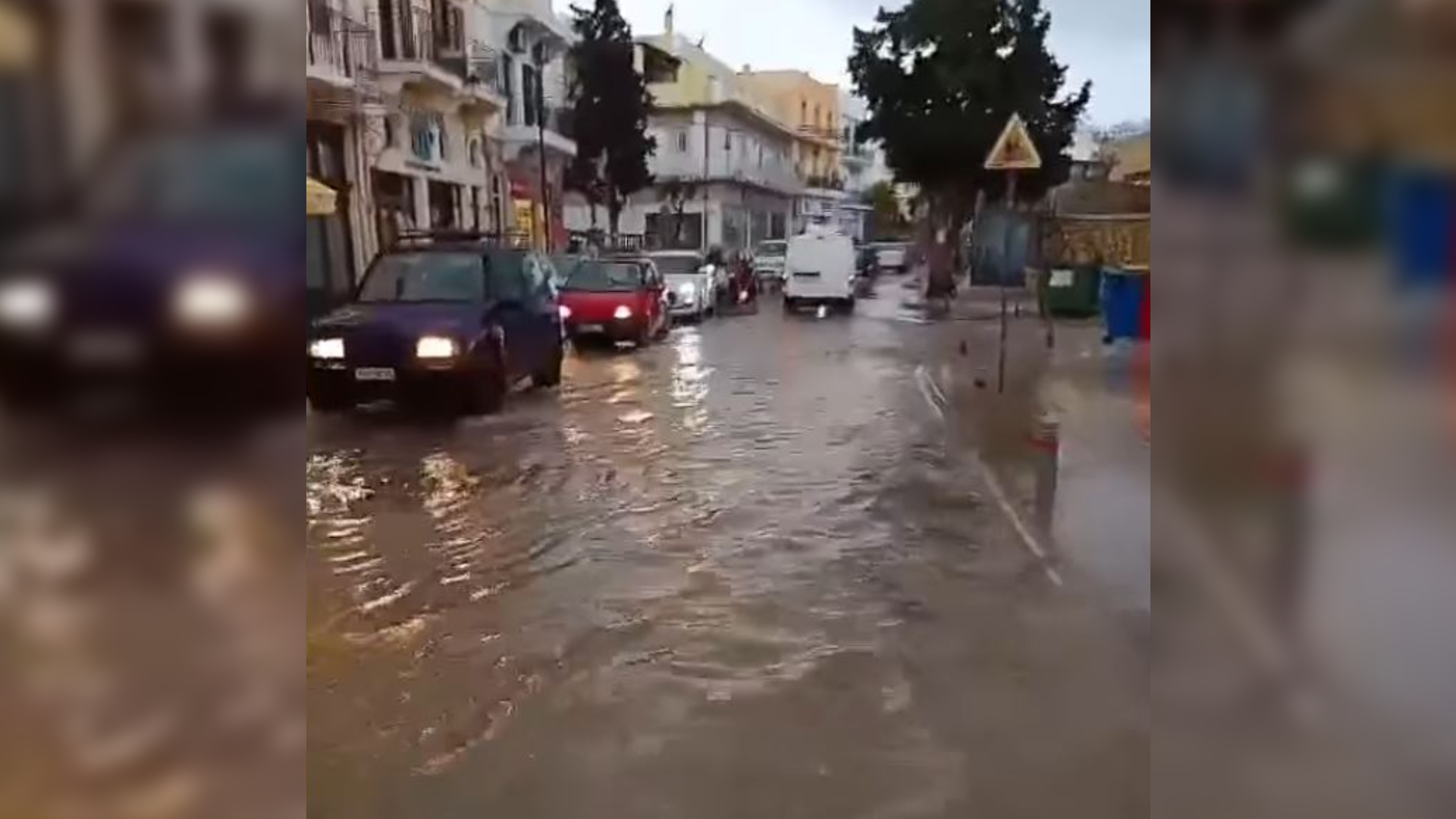 Σε εξέλιξη η κακοκαιρία στις Κυκλάδες: Απαγόρευση οδικών μετακινήσεων στην Πάρο, μήνυμα 112 – Έκτακτο δελτίο ΕΜΥ