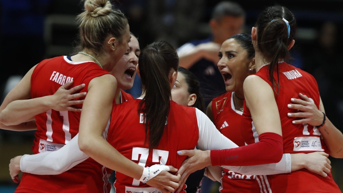 Final-4 βόλεϊ Γυναικών: Ο Ολυμπιακός έκλεισε ραντεβού με τον Πανιώνιο στον μεγάλο τελικό (22/3, 19:00, ΕΡΤ2)