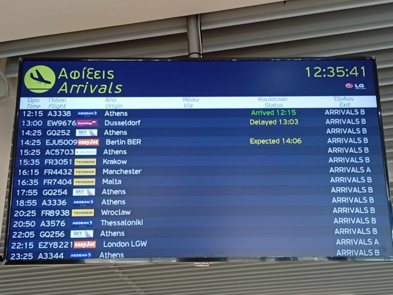 Χανιά: Πρώτες πτήσεις για την φετινή τουριστική περίοδο στο αεροδρόμιο Ιωάννης Δασκαλογιάννης