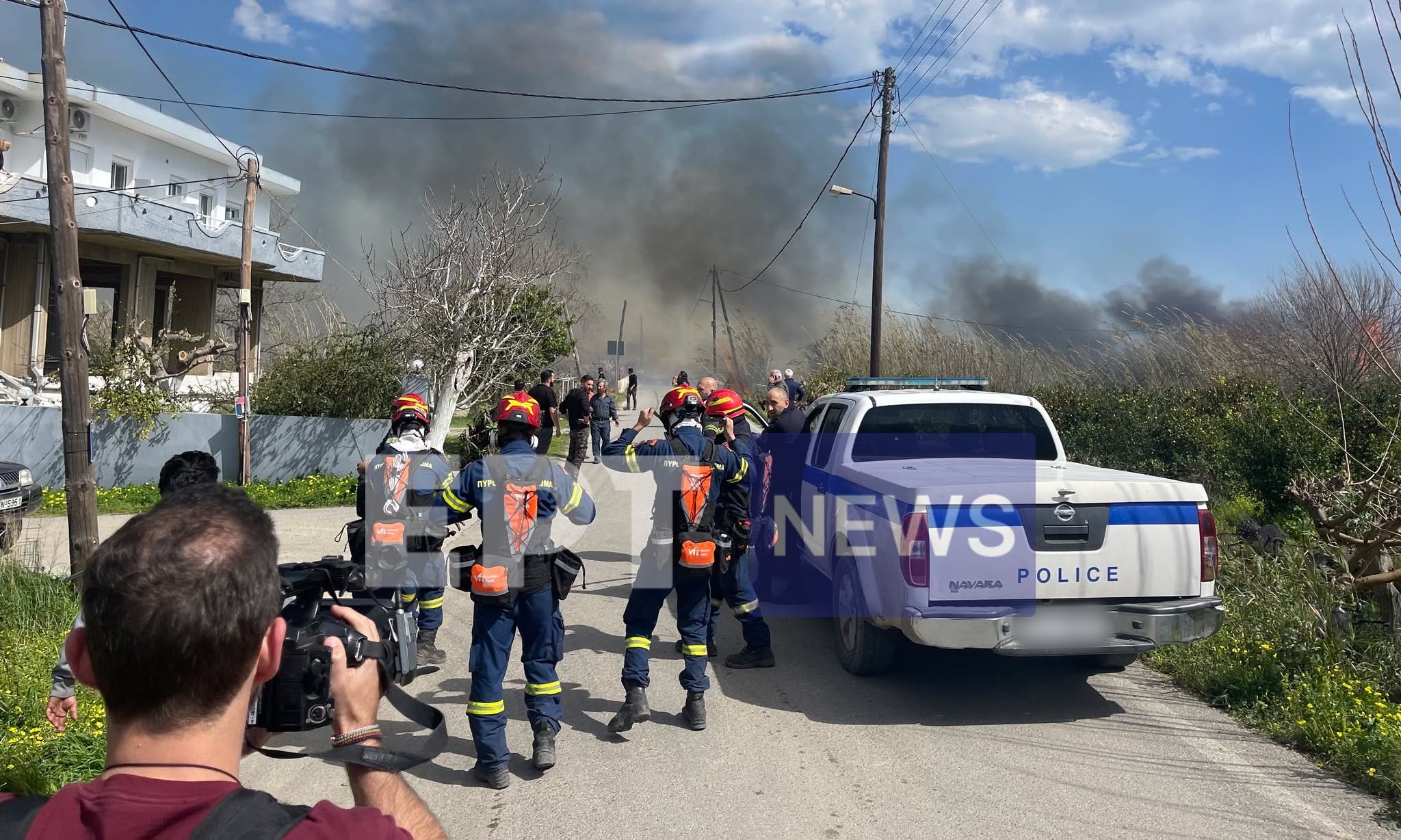 Χανιά: Σε ύφεση η φωτιά στο Καλαμίτσι Αμυγδάλου – Δεύτερο μέτωπο στον Κάβρο κοντά σε οικισμό