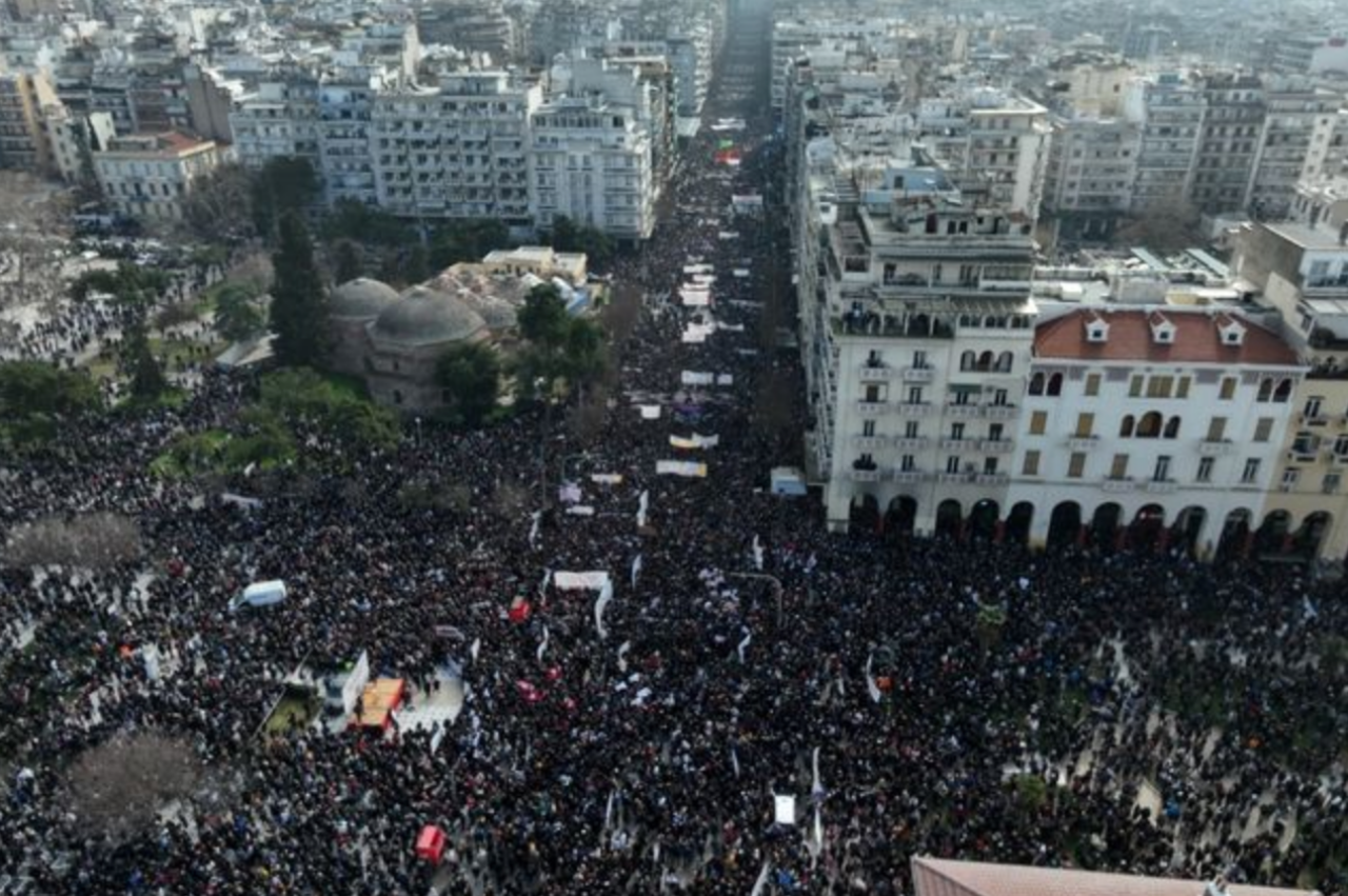 Θεσσαλονίκη: Νέα συγκέντρωση για τα Τέμπη-