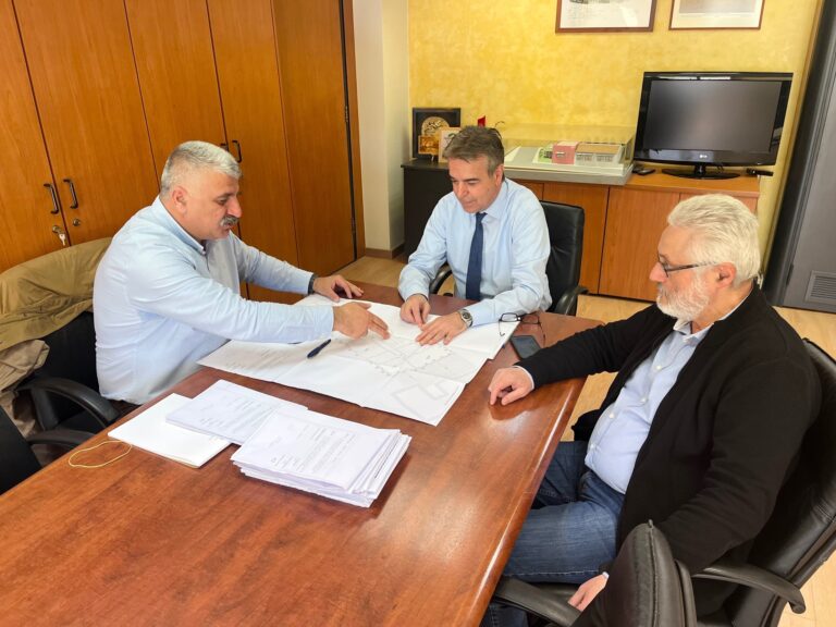 Συνάντηση δημάρχου Ν. Πηλίου με τον διευθύνοντα σύμβουλο της Κτιριακές Υποδομές Α.Ε.