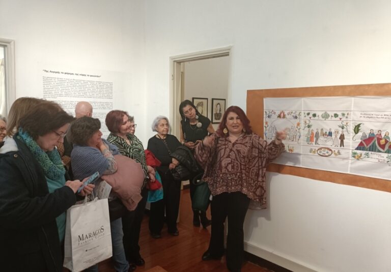 Αφιέρωμα στη Λένα Γουργιώτη του Λαογραφικού Μουσείου Λάρισας για την Ημέρα της Γυναίκας