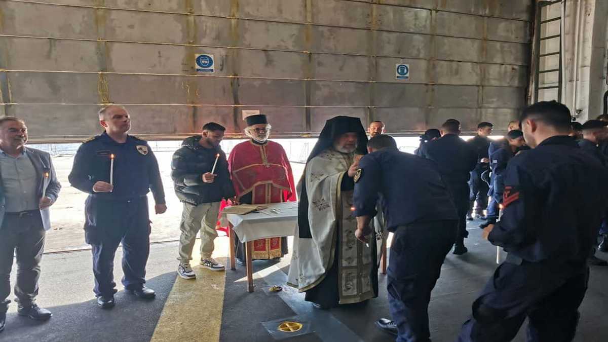 Στη φρεγάτα «Αδρίας» για την Αναστάσιμη Ακολουθία ο δήμαρχος Αστυπάλαιας