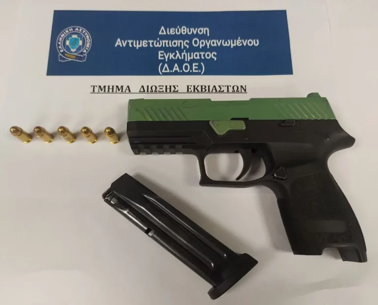 Συνελήφθη 35χρονος για παράβαση της νομοθεσίας για τα όπλα – Είχε κατηγορηθεί στο παρελθόν για πλαστογραφία και εγκληματική οργάνωση