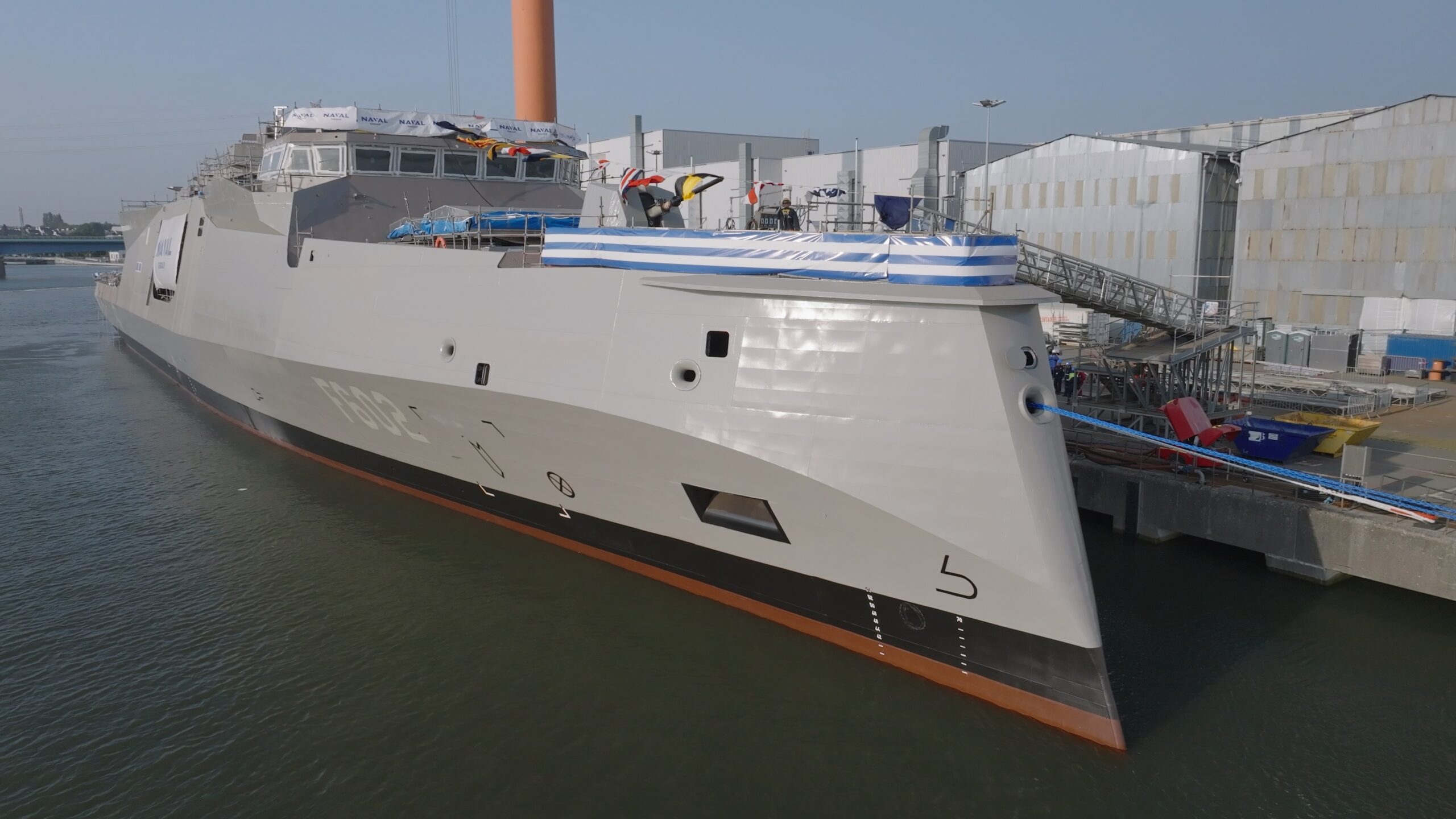 ΓΑΛΛΙΑ NAVAL GROUP ΤΕΛΕΤΗ ΚΑΘΕΛΚΥΣΗΣ ΤΗΣ ΔΕΥΤΕΡΗΣ ΦΡΕΓΑΤΑΣ BELHARRA «ΝΕΑΡΧΟΣ»