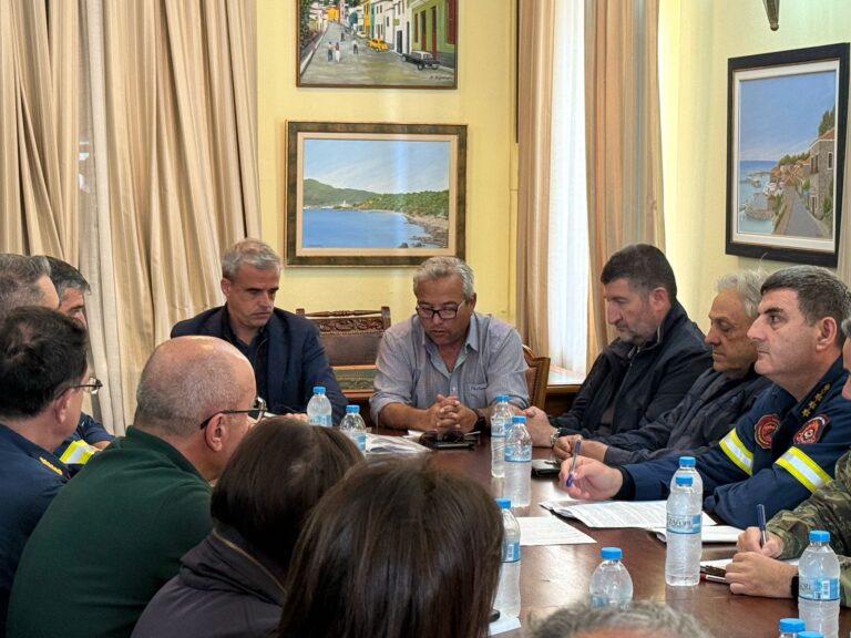 Προετοιμασία για την αντιπυρική περίοδο με συνεδρίαση της πολιτικής προστασίας του Δήμου Μυτιλήνης