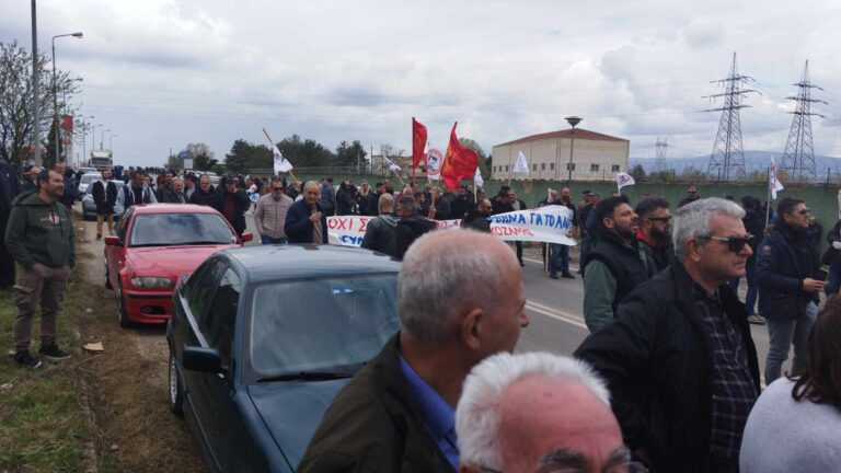 Κοζάνη: Ένταση έξω απο τον ΑΗΣ Καρδιάς