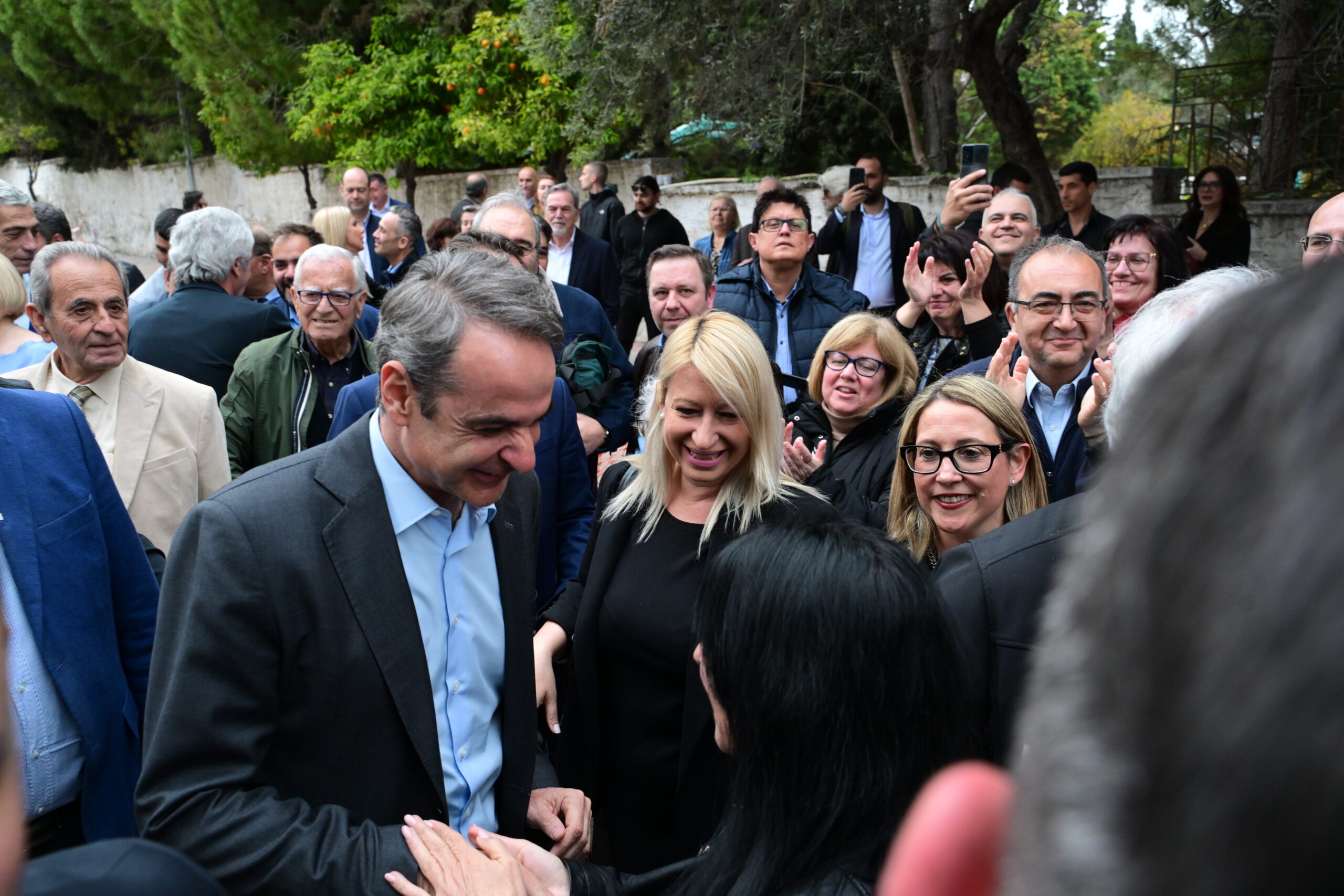 Κυρ. Μητσοτάκης από Αγία Βαρβάρα: «Συνεχίζουμε δυνατά, πάμε τη χώρα μπροστά παρά τις δυσκολίες»