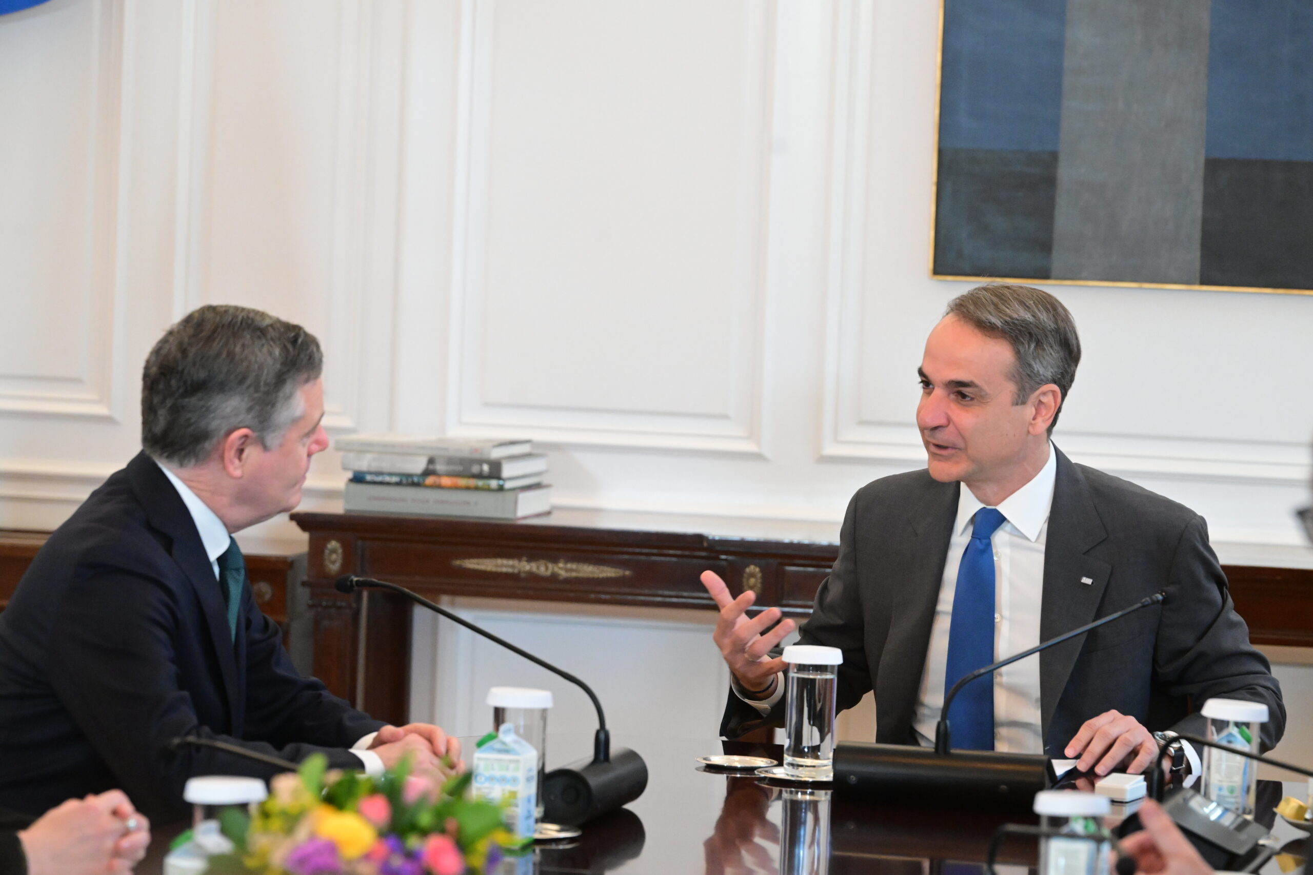 Κ. Μητσοτάκης: Αλλάζουμε τον ιστό της ελληνικής οικονομίας – Π. Ντόναχιου: Η Ελλάδα αποδίδει καλύτερα από τον μέσο όρο στην Ευρώπη