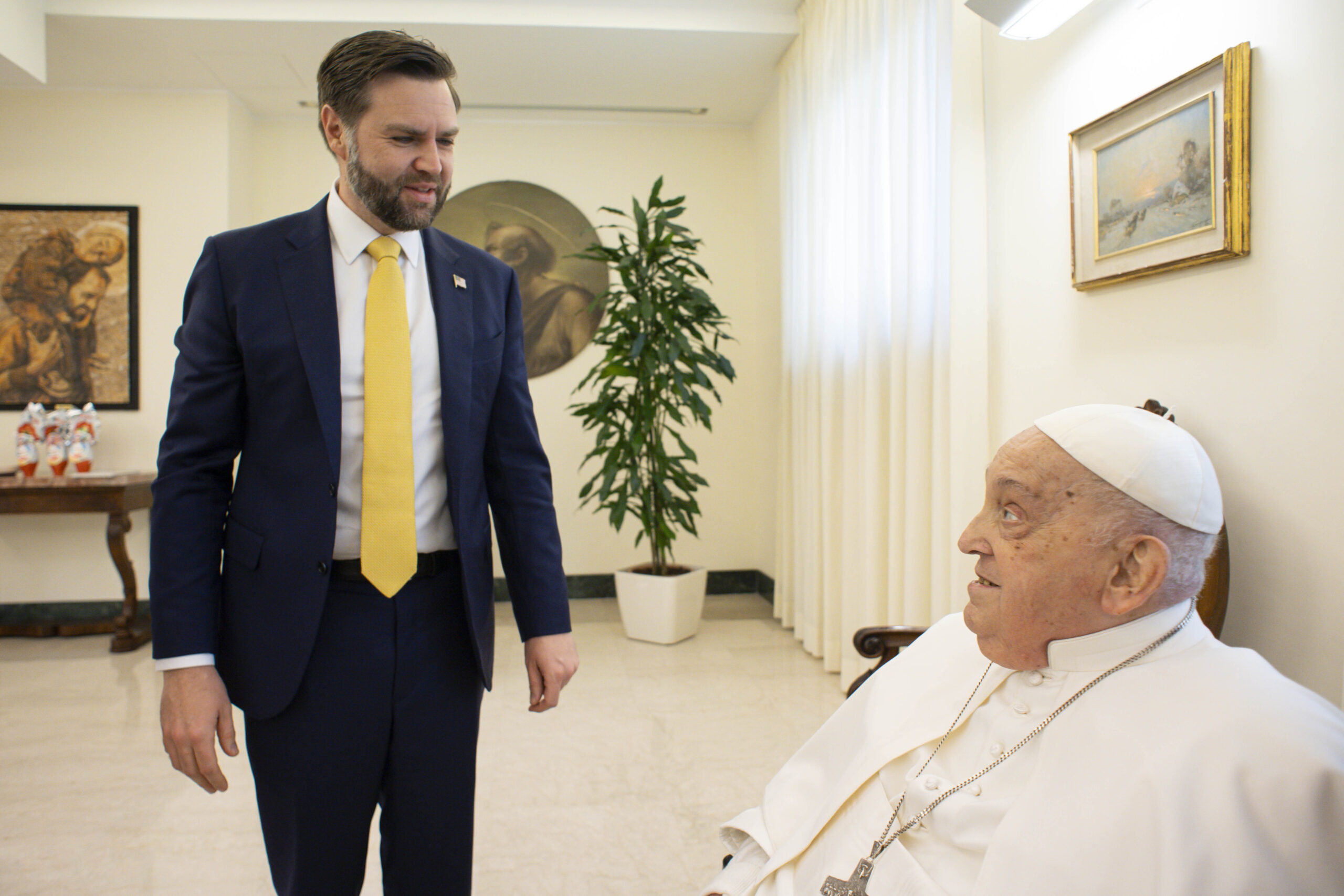 Ο πάπας Φραγκίσκος δέχτηκε τον αντιπρόεδρο των ΗΠΑ Τζ. Ντ. Βανς «για μερικά λεπτά»