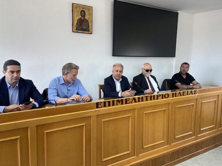 Συναντήσεις Γερουλάνου στην Ηλεία με Δημάρχους και Επιμελητήριο