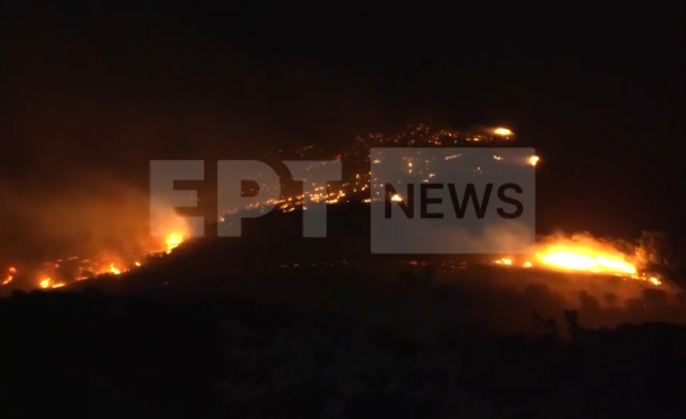 Χωρίς ενεργό μέτωπο η πυρκαγιά στην Κερατέα – Οκτώ κάτοικοι μεταφέρθηκαν σε ασφαλές σημείο
