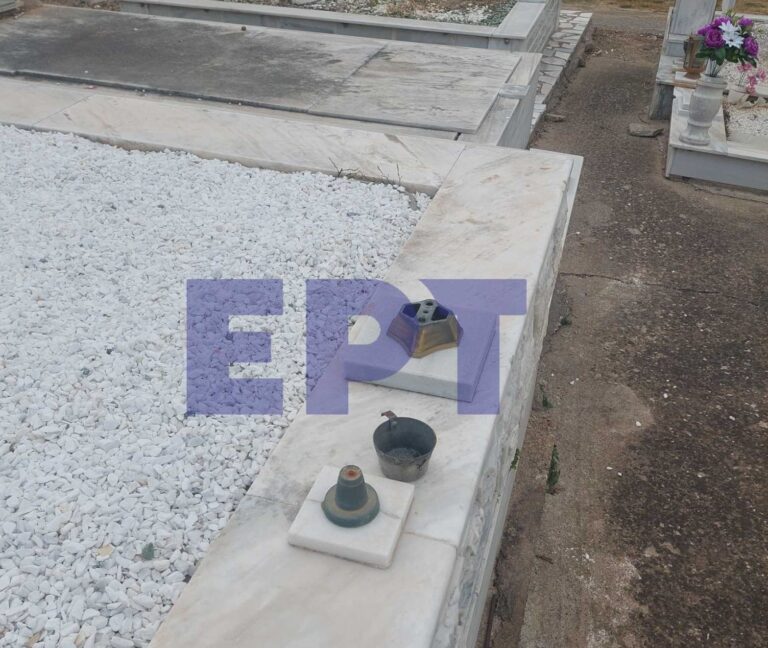 Βανδαλισμοί για τρίτη φορά στο Κοιμητήριο Πλατάνου Ολυμπίας