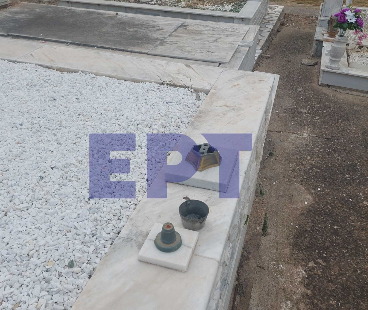 Βανδαλισμοί για τρίτη φορά στο Κοιμητήριο Πλατάνου Ολυμπίας