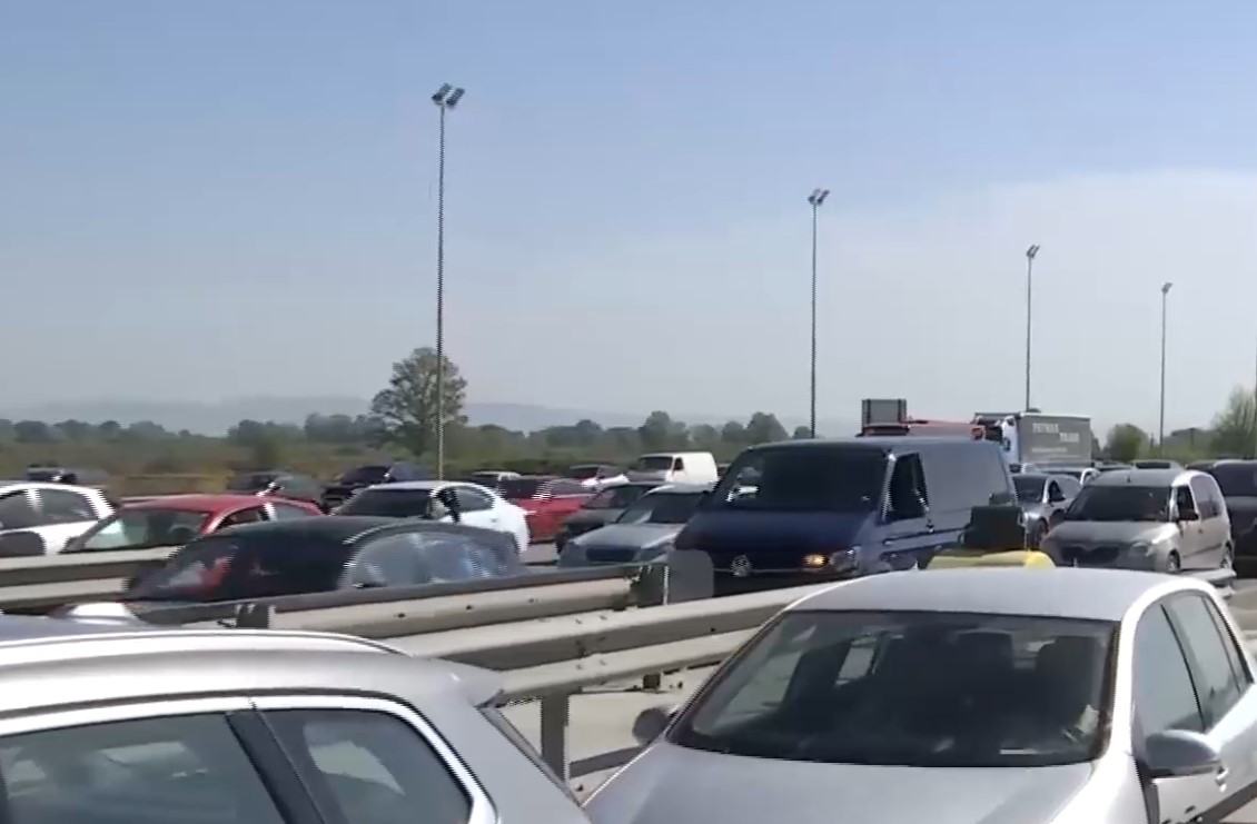 Θεσσαλονίκη: Αυξημένη η κίνηση στα διόδια Μαλγάρων