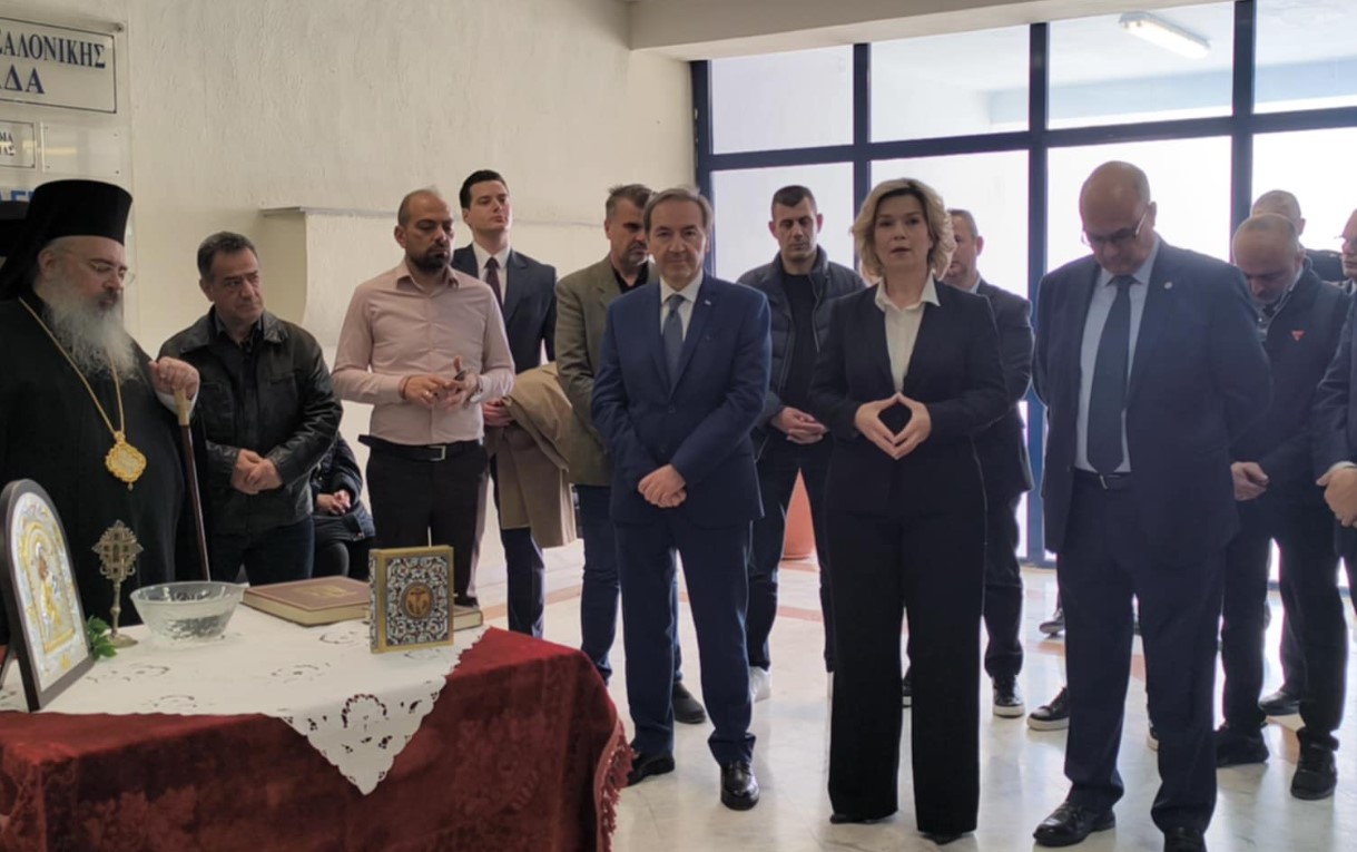 Το νέο Πρωτοδικείο Λαγκαδά εγκαινίασαν ο υφ. Δικαιοσύνης Ιωάννης Μπούγας και η δήμαρχος Νίκη Ανδρεάδου