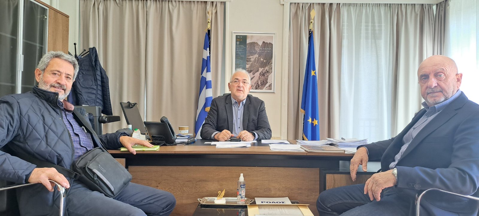 Συναντήσεις του Δημάρχου Σφακίων στην Αθήνα